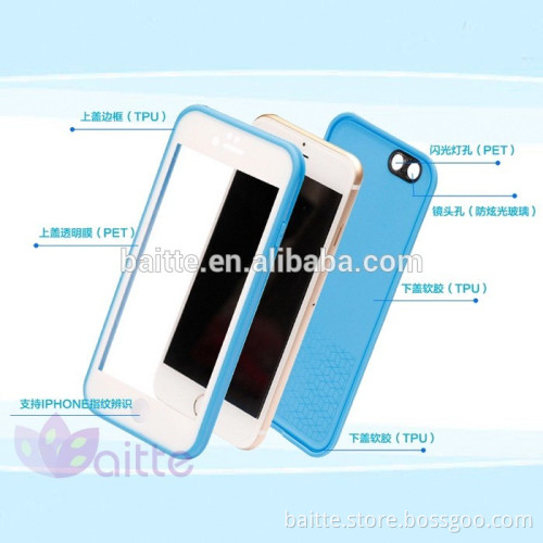 2016 TOP SALE slim and weightlight waterproof case for iphone 6 / iphone 6 Plus